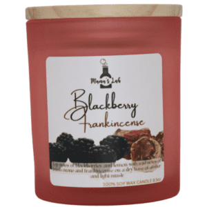 Blackberry frankincense soy candle