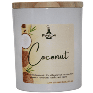 Coconut soy candle