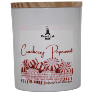 Cranberry Peppermint soy candle