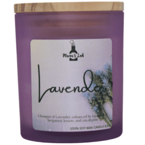 Lavender soy wax candle